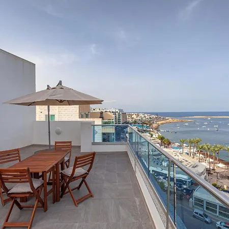 High Floor Seafront Penthouse, Opp & Wifi Ac By 360 Estates Lägenhet
