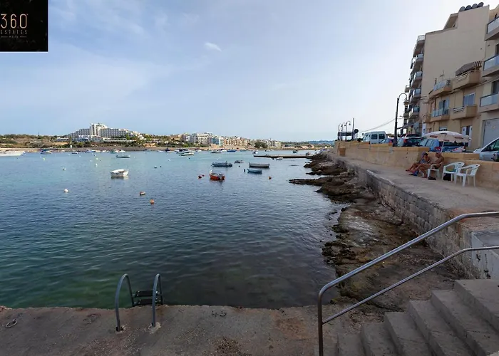 High Floor Seafront Penthouse, Opp & Wifi Ac By 360 Estates Apartman San Pawl il-Baħar