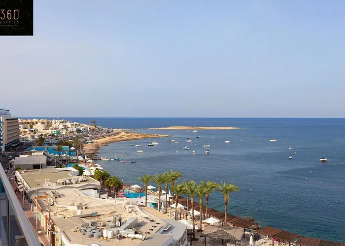 High Floor Seafront Penthouse, Opp & Wifi Ac By 360 Estates